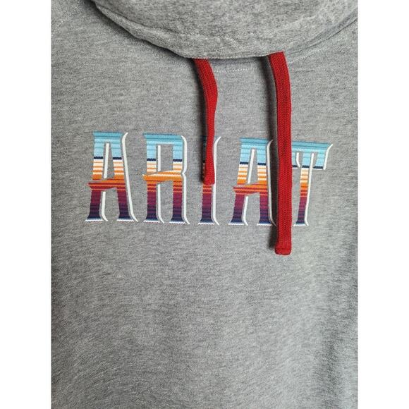 Ariat Tops - Ariat Serape Womens Logo Sweatshirt sz XL Cowl Neck cowgirl rodeo ranch farm